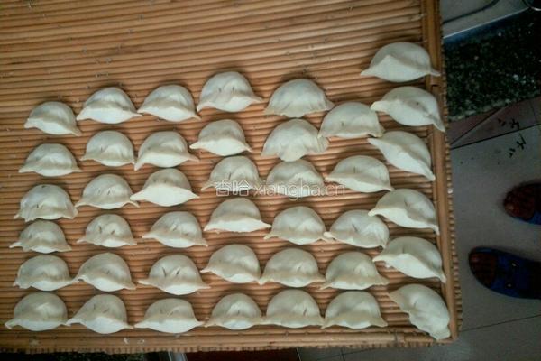 小白菜饺子的做法图解4