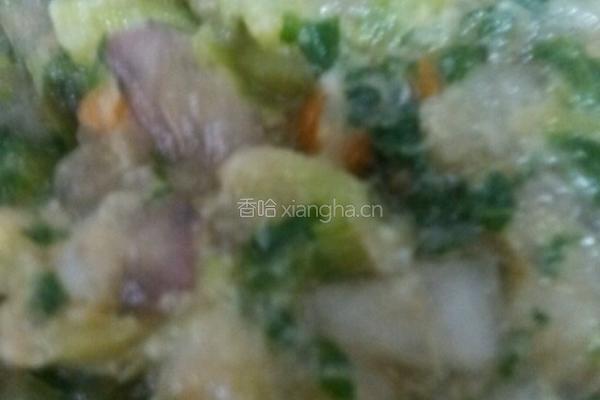 青菜水饺的做法图解4