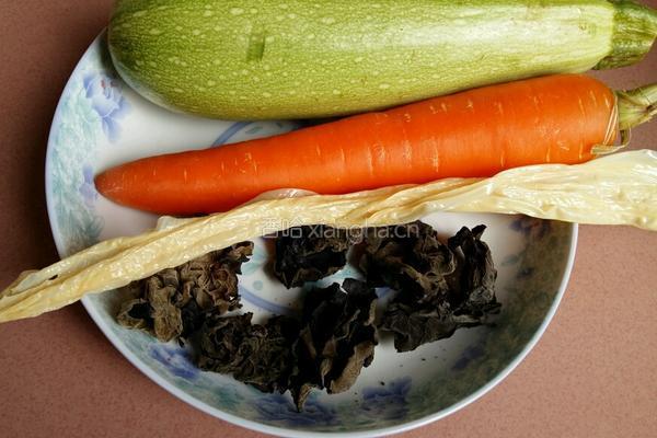 时蔬杂炒的做法图解1