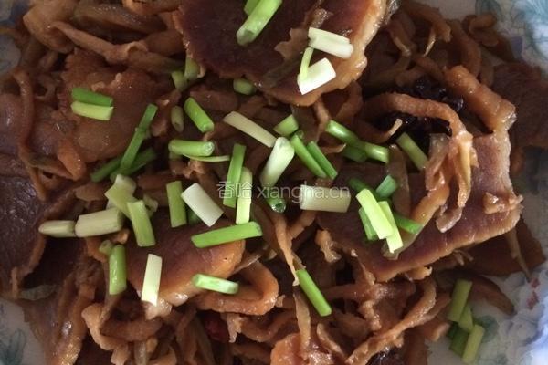 干萝卜炒腊肉的做法图解3