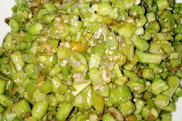 简易素炒豆角米