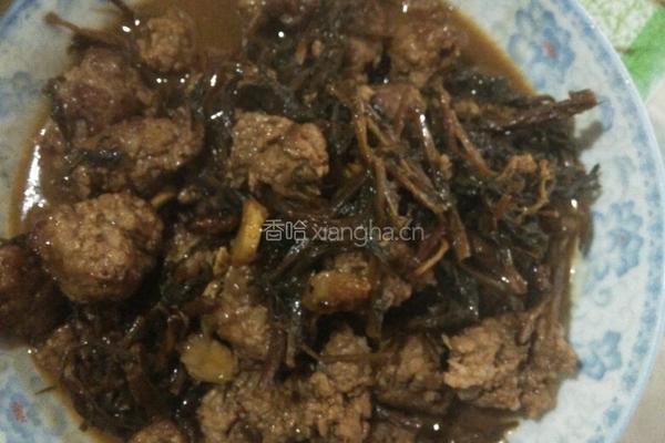 菜干炖肉圆的做法图解9