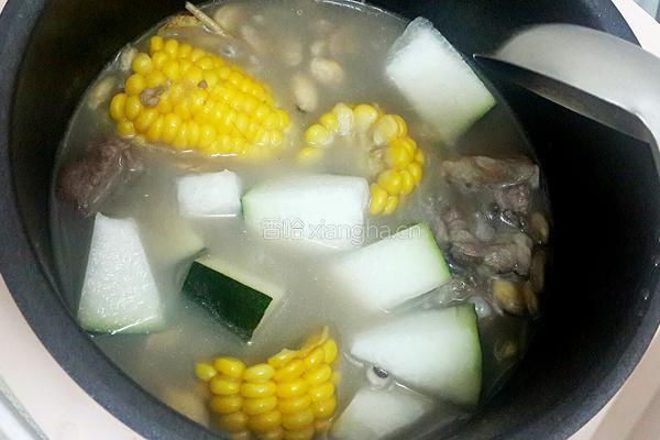 冬瓜排骨汤/清热祛湿汤的做法图解8