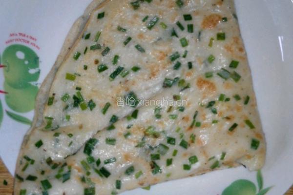 韭菜鸡蛋饼的做法图解8