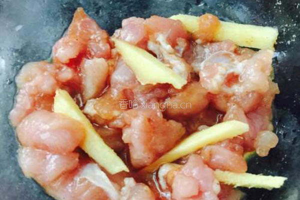 青菜瘦肉粥的做法图解1