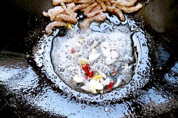 韭菜豆芽炒肉的做法图解8