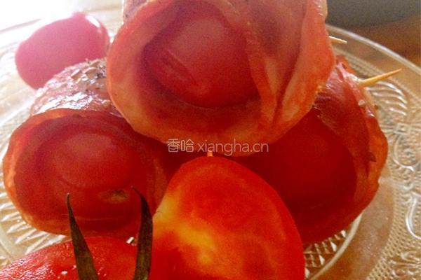小番茄培根卷的做法图解6