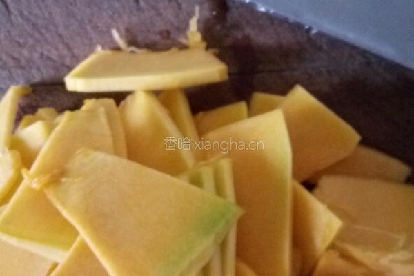 南瓜青菜燕麦粥的做法图解1