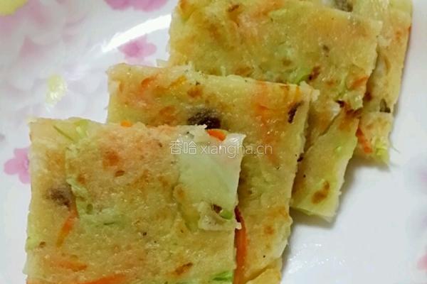蔬菜煎饼的做法图解6