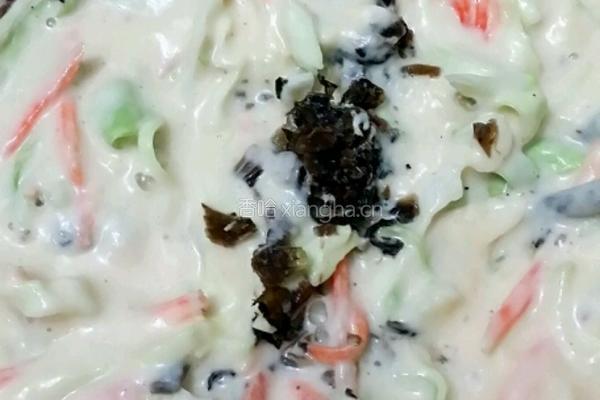 蔬菜煎饼的做法图解4