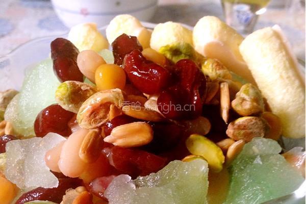 蜜豆果仁沙冰的做法图解6