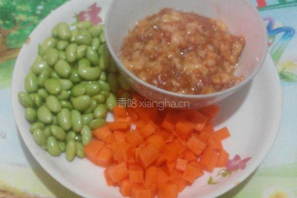 毛豆焖豆腐的做法图解2