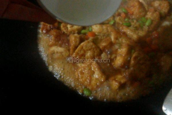 毛豆焖豆腐的做法图解8