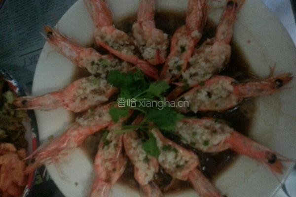 蒜蓉粉丝虾的做法图解11