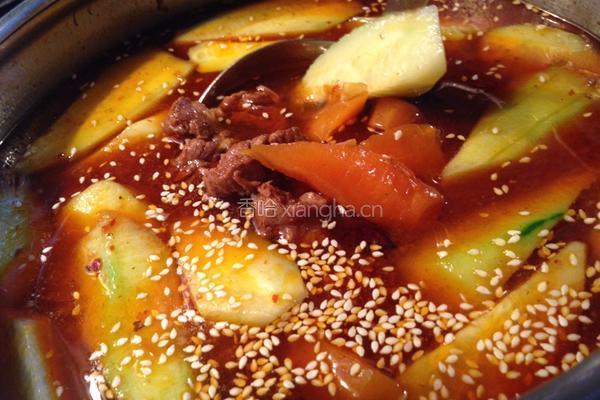 牛肉胡萝卜火锅的做法图解5