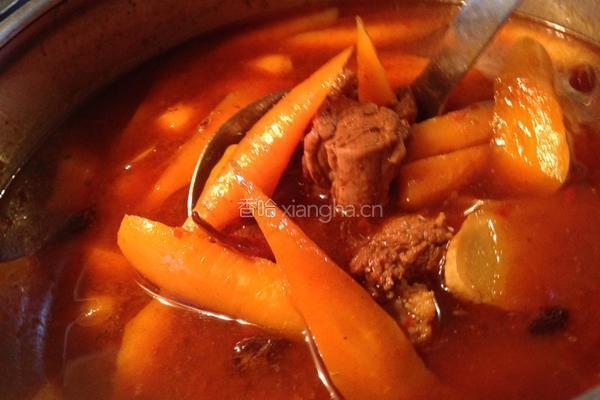 牛肉胡萝卜火锅的做法图解4