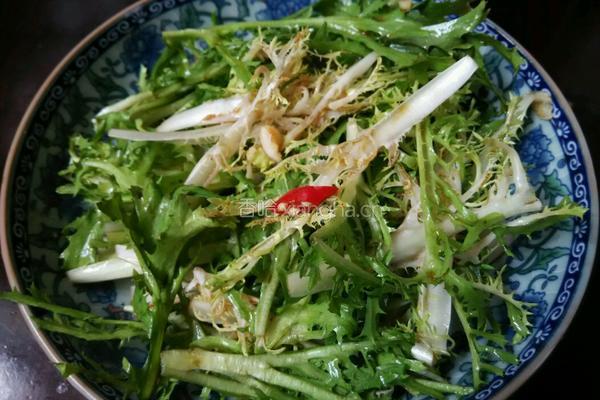 凉拌苦菊的做法图解5