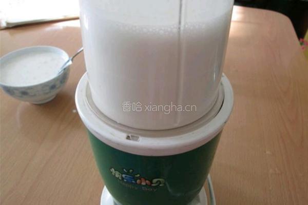 杏仁奶豆腐的做法图解3