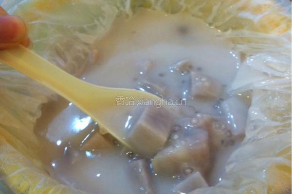 香芋水果糖丸西米露