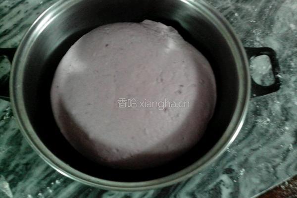 紫薯玫瑰馒头的做法图解8