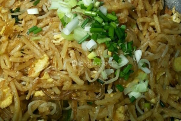 银芽鸡蛋炒饼的做法图解6