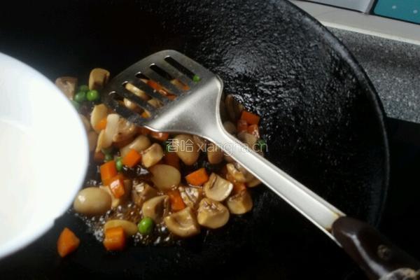 三丁炒蘑菇的做法图解9