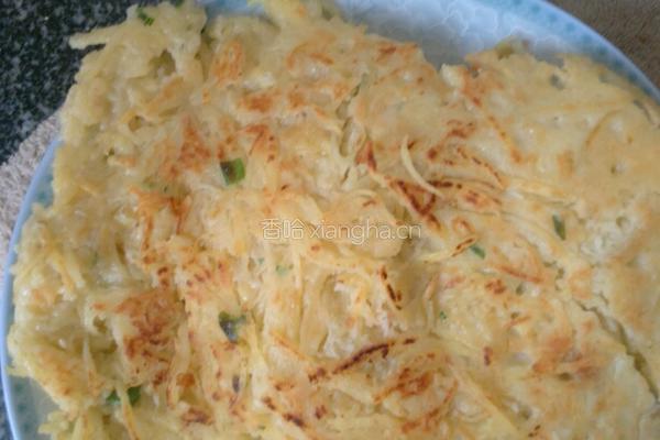 煎土豆丝饼子的做法图解8