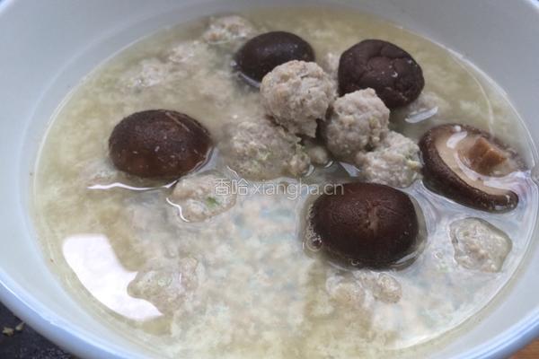 香菇丸子汤的做法图解6