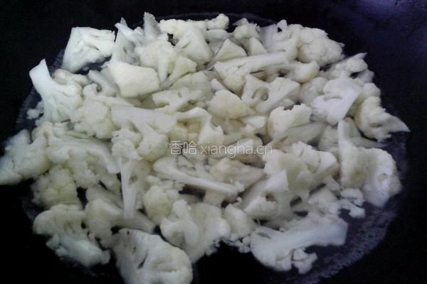 蕃茄煮花菜的做法图解4
