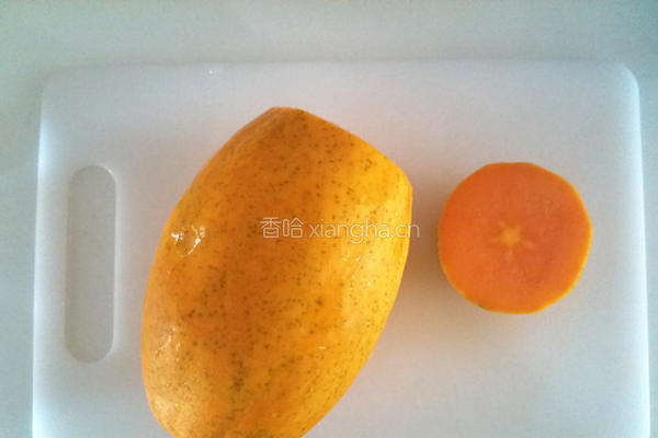 木瓜牛奶冻的做法图解3