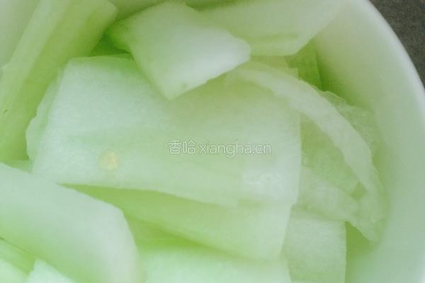 冬瓜蘑菇紫菜汤的做法图解1