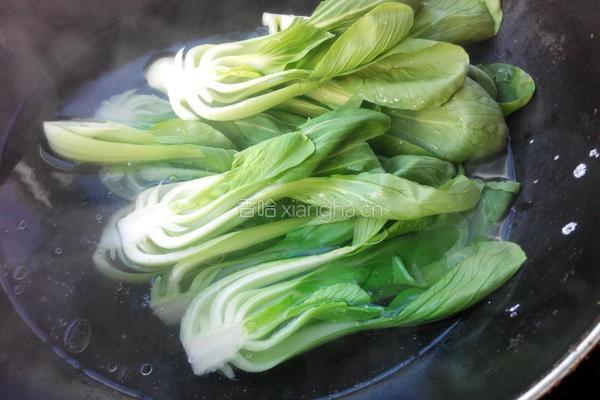 香菇油菜的做法图解5