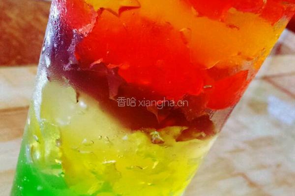 彩虹果冻