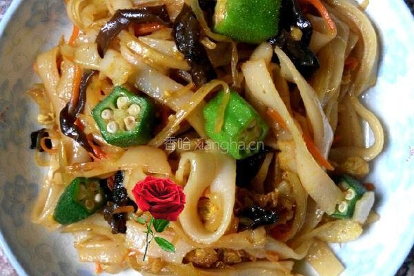 素炒河粉的做法图解11