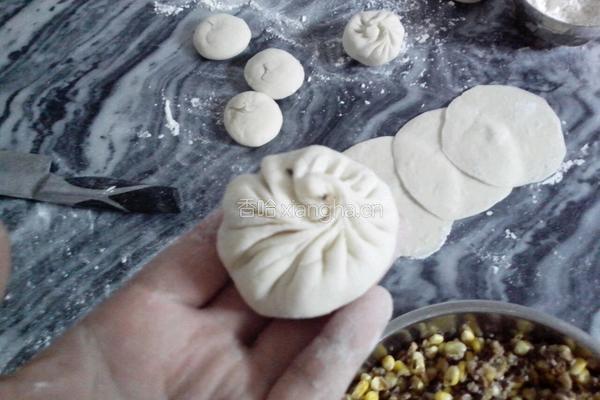 玉米冬菇猪肉包的做法图解25