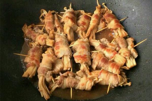 金针菇肉卷的做法图解5