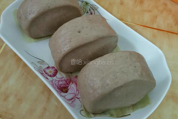 红豆沙馒头的做法图解5