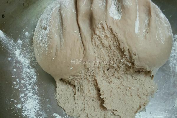 红豆沙馒头的做法图解3