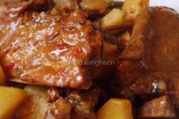 土豆炖排骨的做法图解6