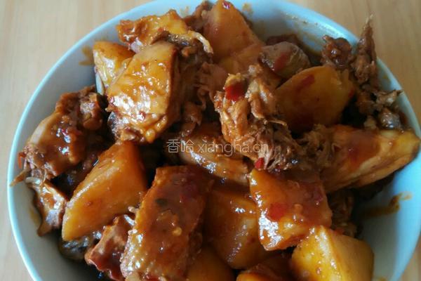 土豆炖鸡的做法图解13