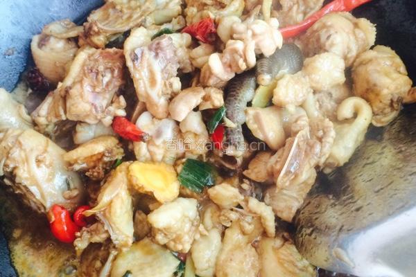 茶树菇烧鸡肉的做法图解4