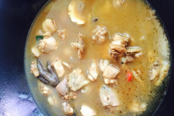 茶树菇烧鸡肉的做法图解5