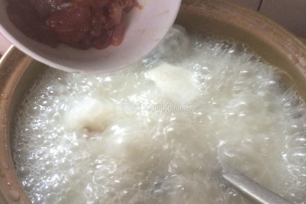 皮蛋瘦肉粥（砂锅版）的做法图解7