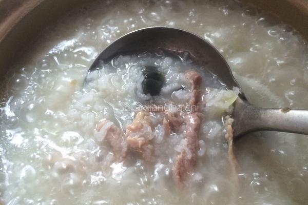 皮蛋瘦肉粥（砂锅版）的做法图解8