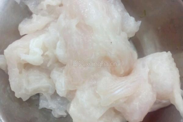 糟溜鱼片的做法图解1