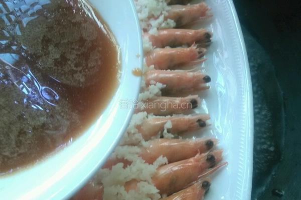 蒜蓉蒸虾的做法图解8