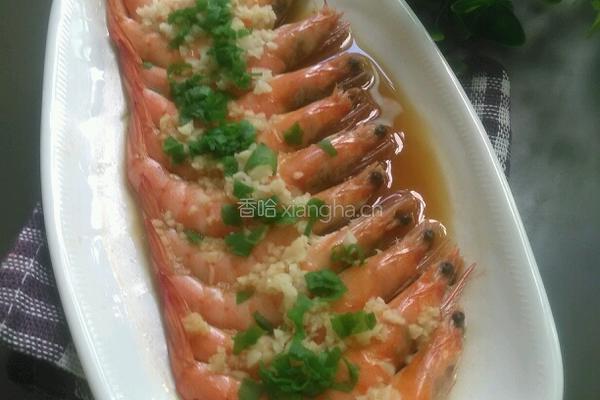 蒜蓉蒸虾的做法图解10