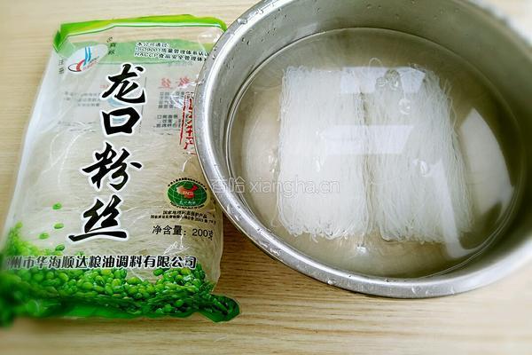 凉拌绿豆芽粉丝的做法图解1