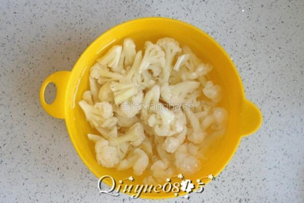 菜花木耳的做法图解4
