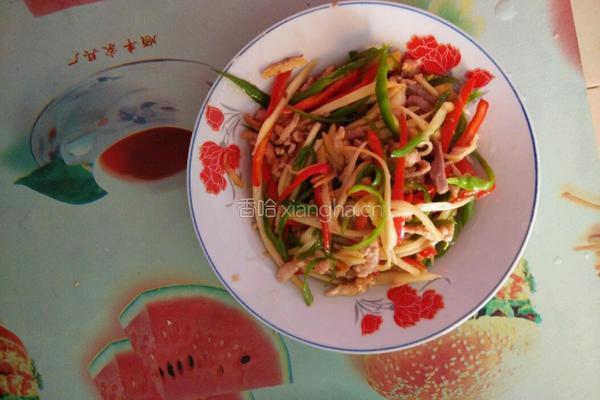 香辣肉丝的做法图解8